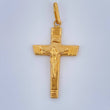 Dije Cruz Cristo 1.85gr / 4.2cm / Oro Amarillo 18K $