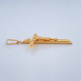 Dije Cruz Cristo 1.85gr / 4.2cm / Oro Amarillo 18K $