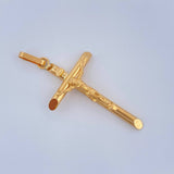 Dije Cruz Cristo 1.85gr / 4.7cm / Oro Amarillo 18K $