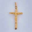 Dije Cruz Cristo 1.85gr / 4.7cm / Oro Amarillo 18K $