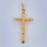Dije Cruz Cristo 1.85gr / 4.7cm / Oro Amarillo 18K $