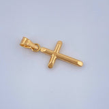 Dije Cruz 0.4gr / 2.3cm / Oro Amarillo 18K $