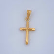 Dije Cruz 0.4gr / 2.3cm / Oro Amarillo 18K $