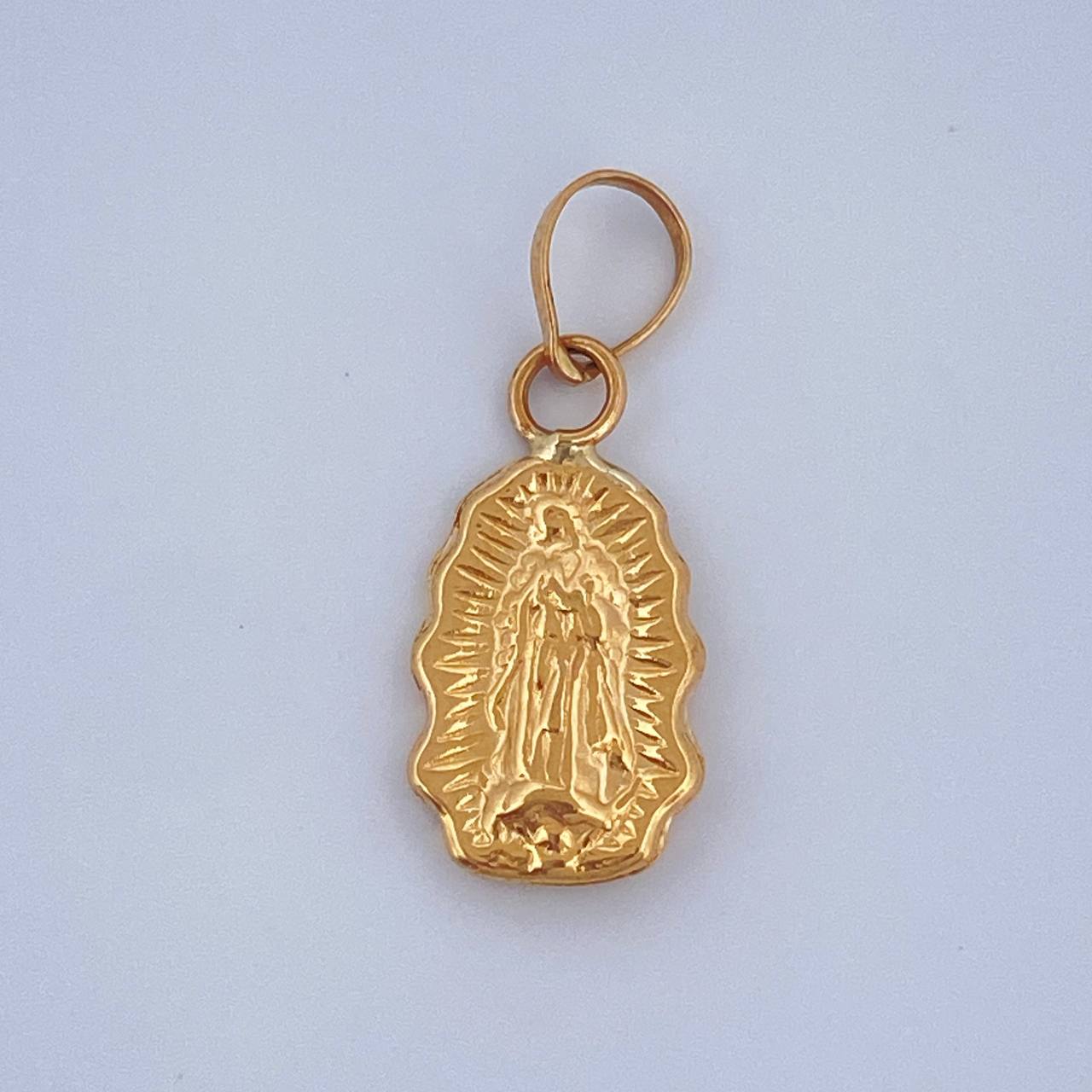 Dije Virgen De Guadalupe 0.65gr / 2cm / Oro Amarillo 18K $