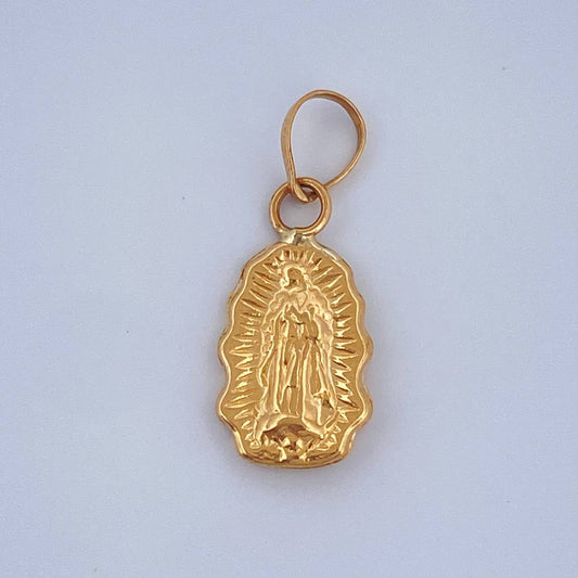 Dije Virgen De Guadalupe 0.65gr / 2cm / Oro Amarillo 18K $