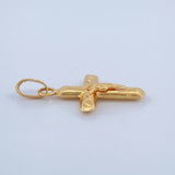 Dije Cruz Cristo 0.45gr / 2cm / Oro Amarillo 18K $