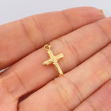 Dije Cruz Cristo 0.45gr / 2cm / Oro Amarillo 18K $