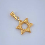 Dije Estrella De David 0.55gr / 2cm / Oro Amarillo 18K $