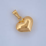 Dije Corazon 0.75gr / 1.8cm / Oro Amarillo 18K $
