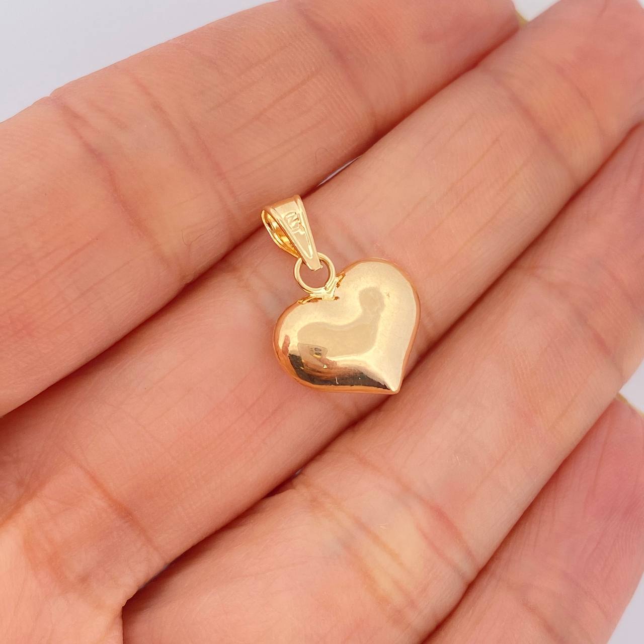 Dije Corazon 1.3gr / 2.3cm / Oro Amarillo 18K %