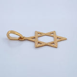 Dije Estrella De David 0.75gr / 2.5cm / Oro Amarillo 18K $