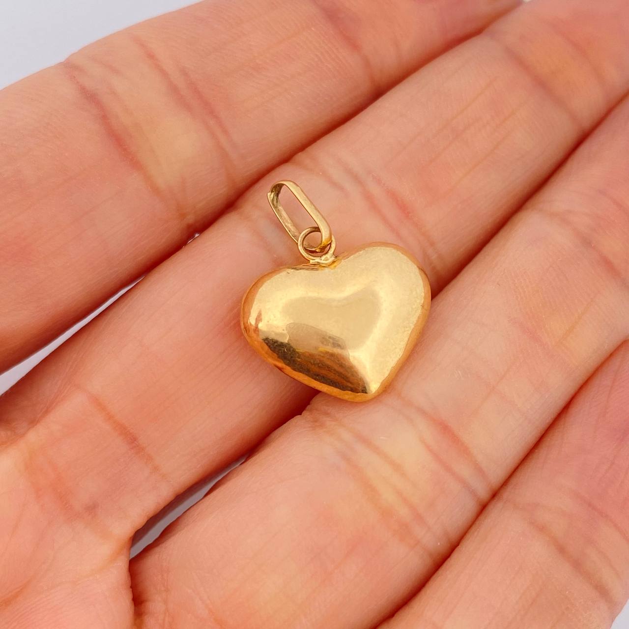 Dije Corazon 1.15gr / 2.1cm / Oro Amarillo 18K $