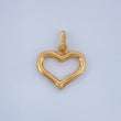 Dije Silueta Corazon 0.45gr / 1.7cm / Oro Amarillo 18K $