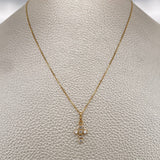 Set Cadena y Dije Veneciana + Cruz 1.45gr / 45.4cm / 1mm Oro Amarillo 18K (Oferta) %