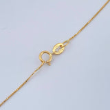 Set Cadena y Dije Veneciana + Cruz 1.6gr / 45cm / 1mm Oro Amarillo 18K (Oferta) %