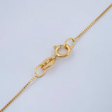 Set Cadena y Dije Veneciana + Cruz 1.7gr / 45.5cm / 1mm Oro Amarillo 18K (Oferta) %