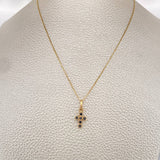 Set Cadena y Dije Veneciana + Cruz 1.7gr / 45.5cm / 1mm Oro Amarillo 18K (Oferta) %