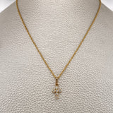 Set Cadena y Dije Lazo + Cruz 1.55gr / 45cm / 1.15mm Oro Amarillo 18K (Oferta) &