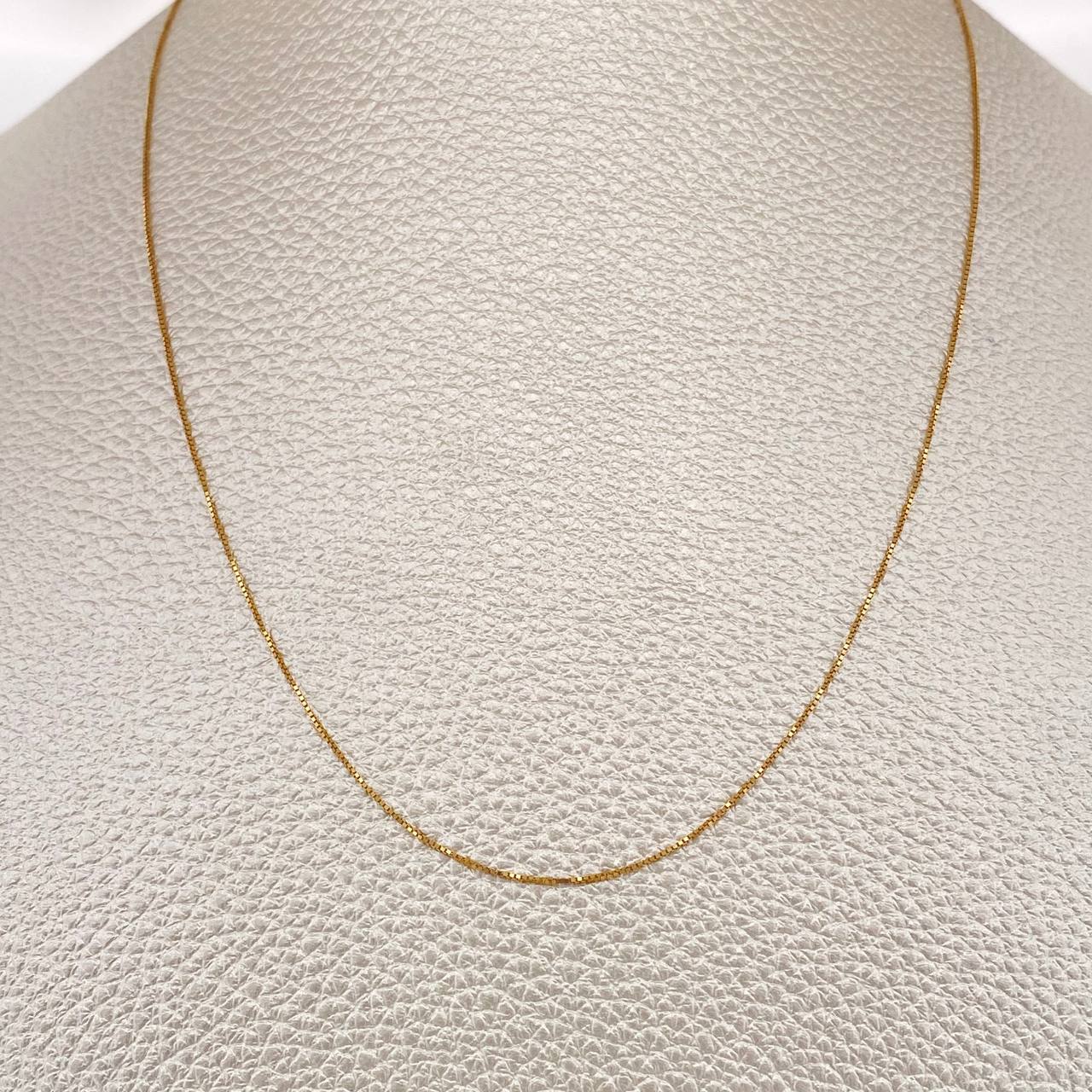 Cadena Veneciana 0.85gr / 45cm / 0.5mm Oro Amarillo +3 18K %