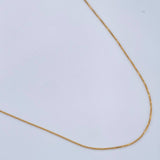 Cadena Veneciana 0.85gr / 45cm / 0.5mm Oro Amarillo +3 18K %