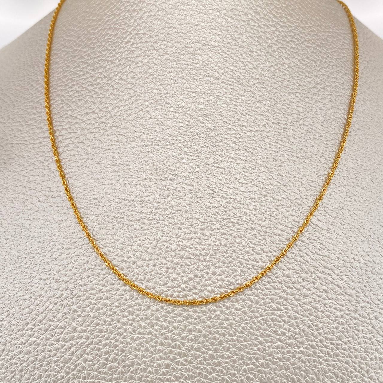 Cadena Lazo 1.25gr / 59.5cm / 1.25mm Oro Amarillo +3 18K %