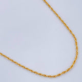 Cadena Lazo 1.25gr / 59.5cm / 1.25mm Oro Amarillo +3 18K %