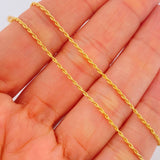 Cadena Lazo 1.5gr / 59.5cm / 1.3mm Oro Amarillo +3 18K %