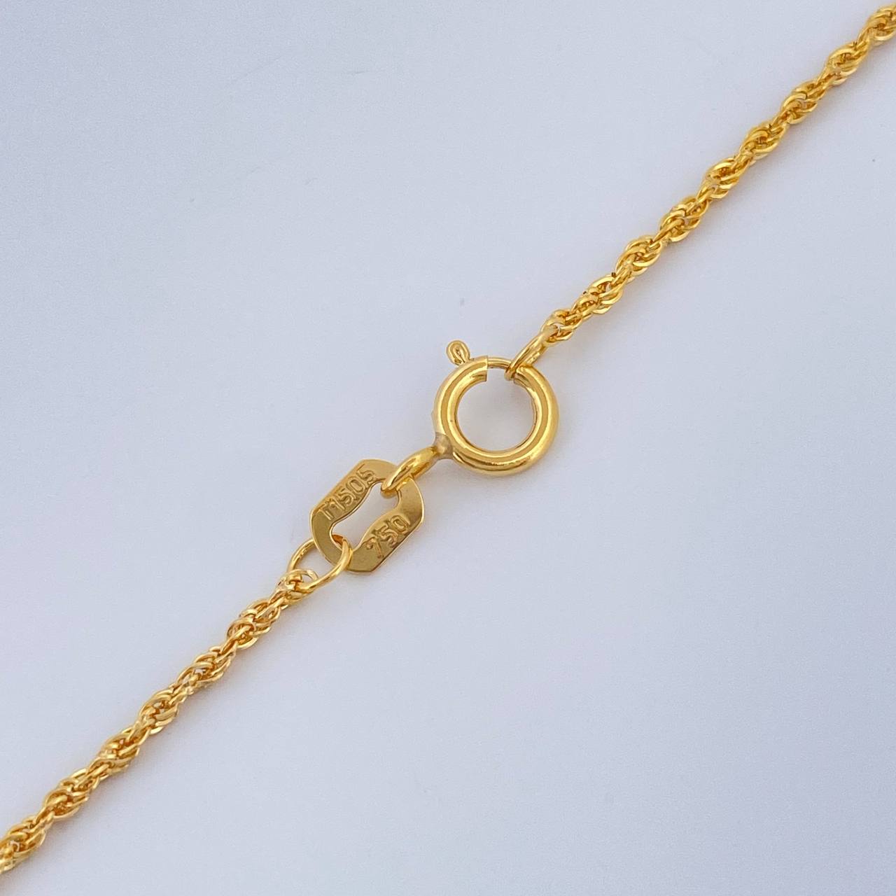 Cadena Lazo 1.25gr / 59.5cm / 1.25mm Oro Amarillo +3 18K %