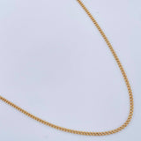 Cadena Mini Cubana 4gr / 54.5cm / 1.4mm Oro Amarillo +1 18K %