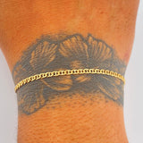 Pulso Escalera 2.6gr / 21.3cm / 2.3mm Oro Amarillo +3 18K %
