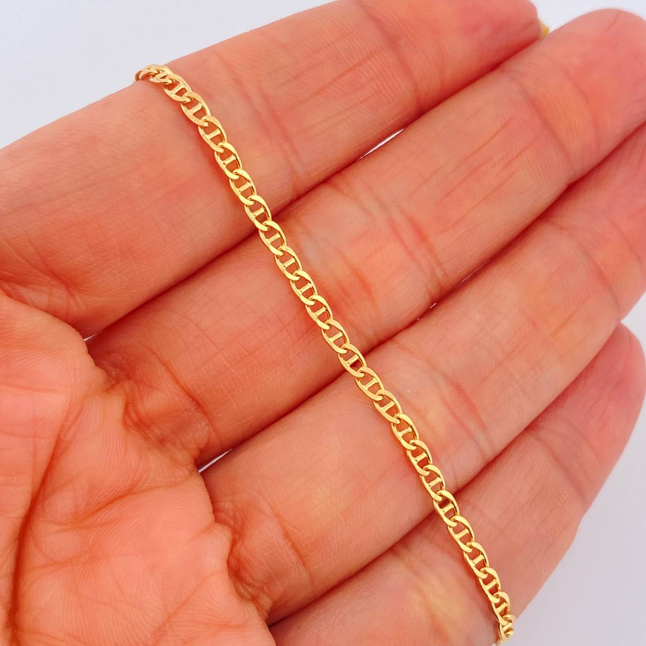 Pulso Escalera 2.6gr / 21.3cm / 2.3mm Oro Amarillo +3 18K %