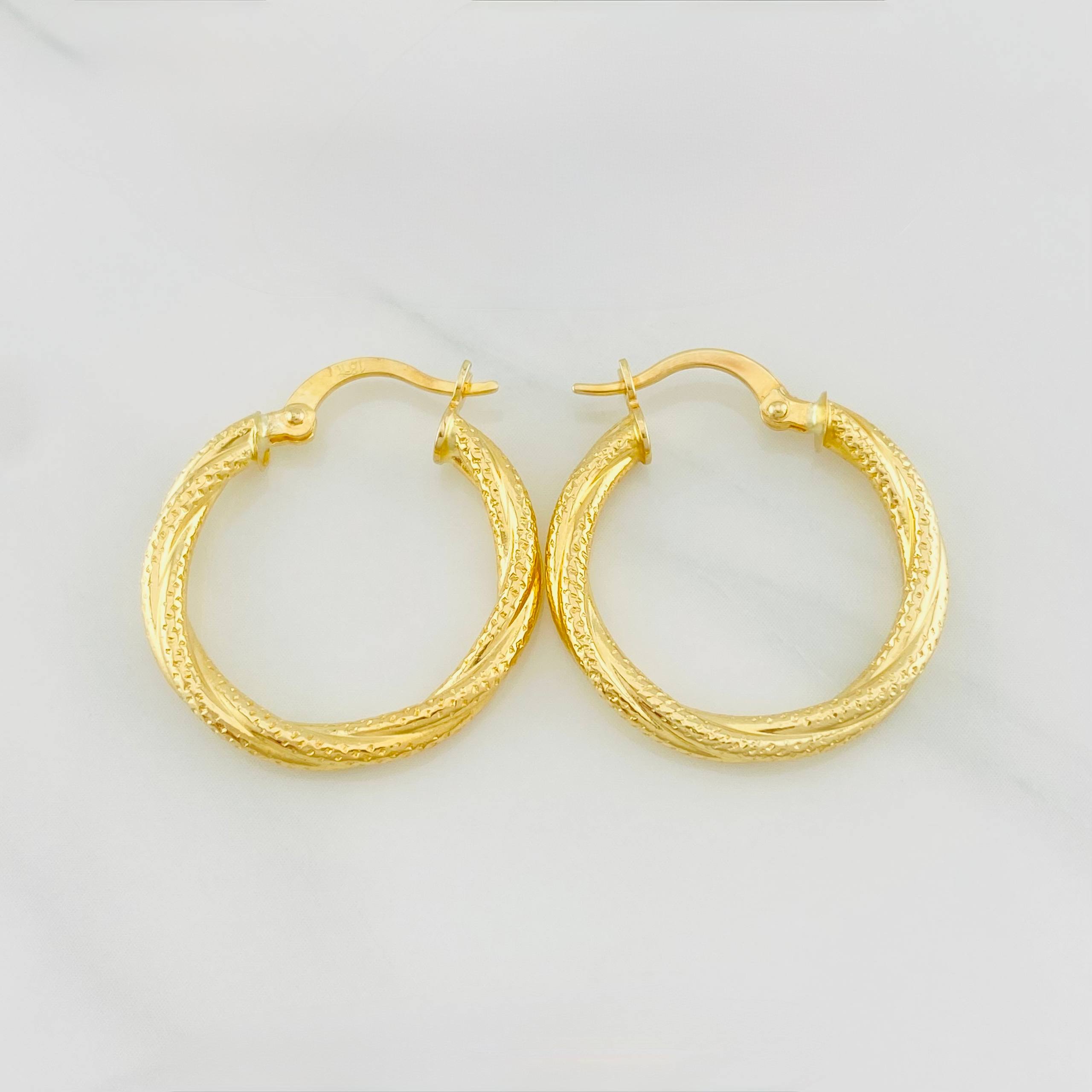 Candongas Carly 2.2g / 2.4cm Oro Amarillo 18K
