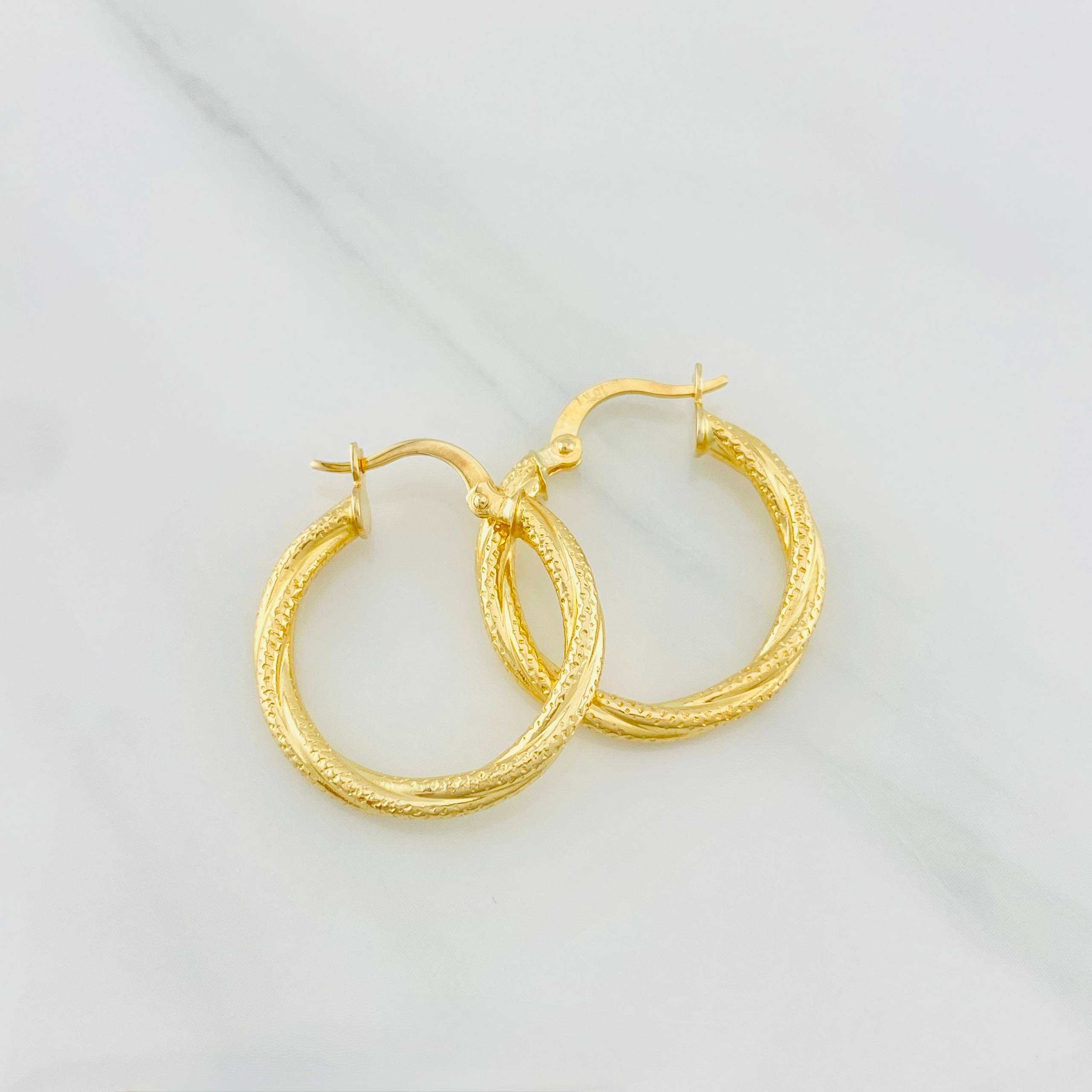 Candongas Carly 2.2g / 2.4cm Oro Amarillo 18K
