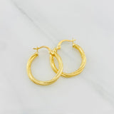Candongas Carly 2.2g / 2.4cm Oro Amarillo 18K