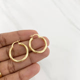 Candongas Carly 2.2g / 2.4cm Oro Amarillo 18K