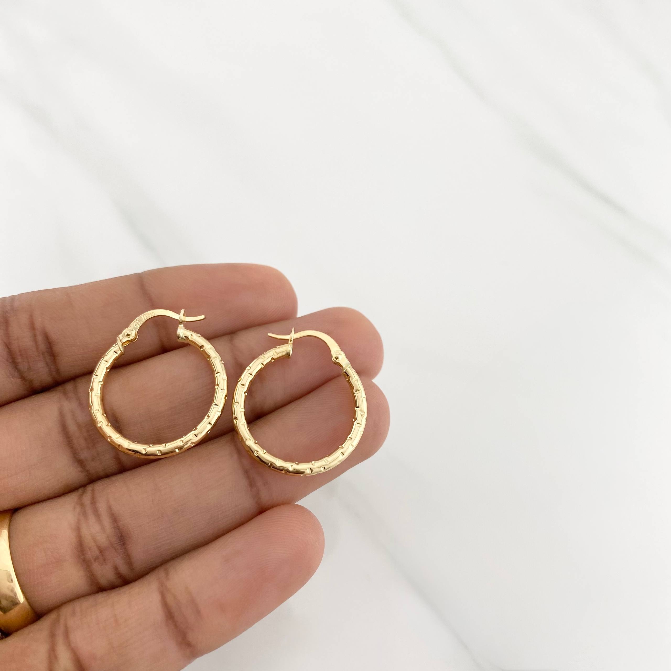 Candongas Maribel 1.55g / 2.8cm Oro Amarillo 18K