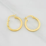 Candongas Miku Lineas 1.55g / 2.1cm Oro Amarillo 18K