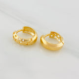 Candongas Ponsy 3.25g / 1.2cm Oro Amarillo 18K