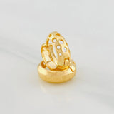 Candongas Ponsy 3.25g / 1.2cm Oro Amarillo 18K