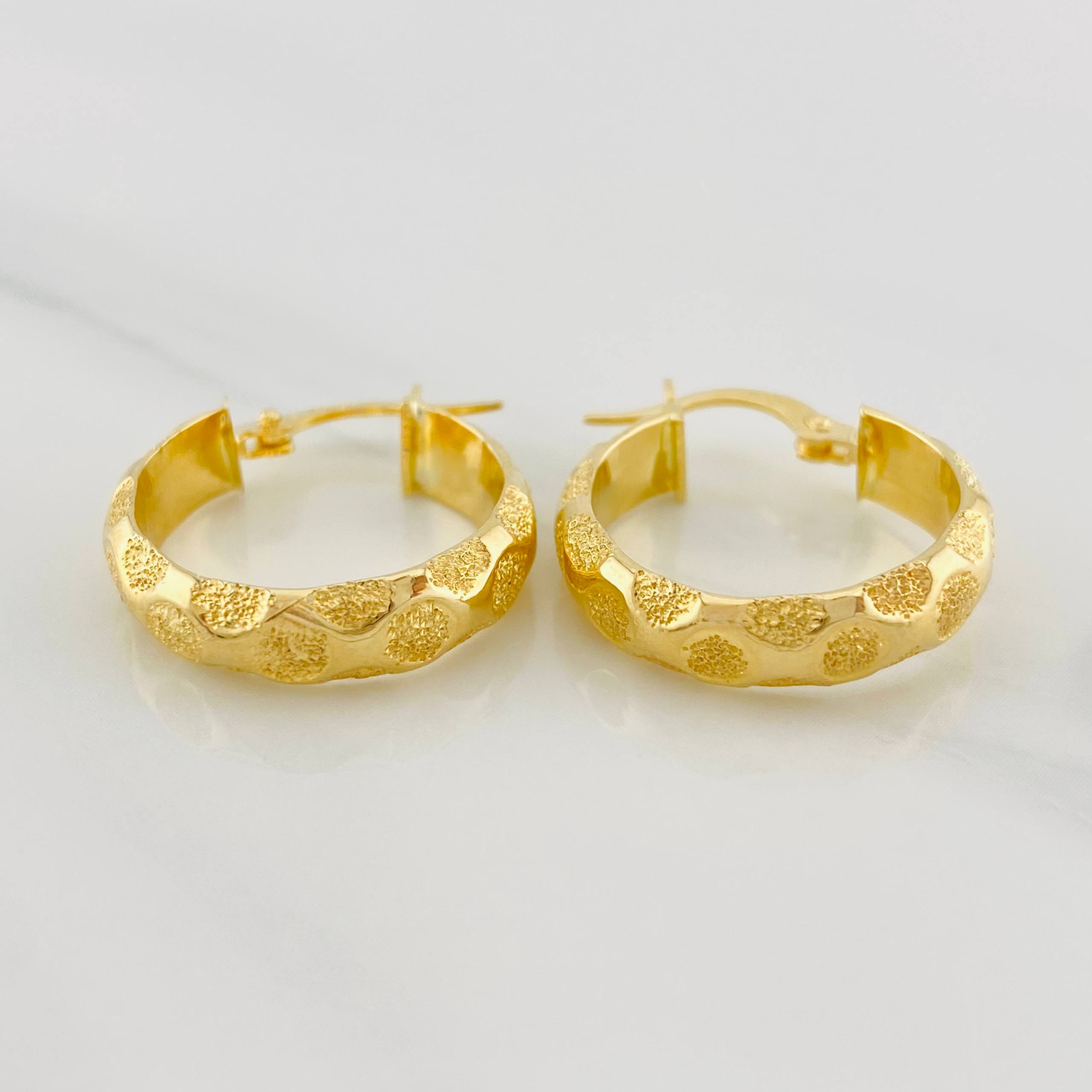 Candongas Lary 2.85g / 2.2cm Oro Amarillo 18K
