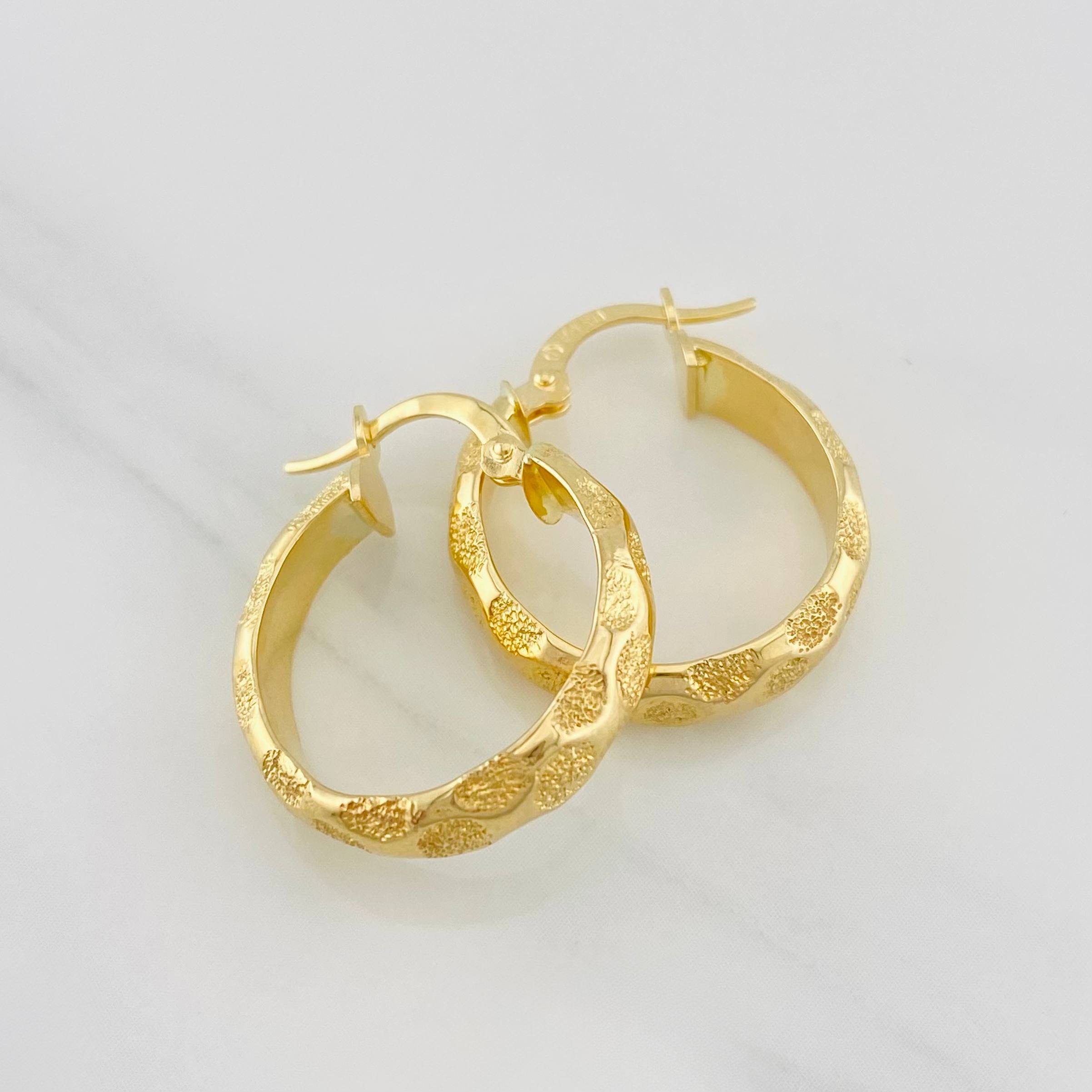 Candongas Lary 2.85g / 2.2cm Oro Amarillo 18K