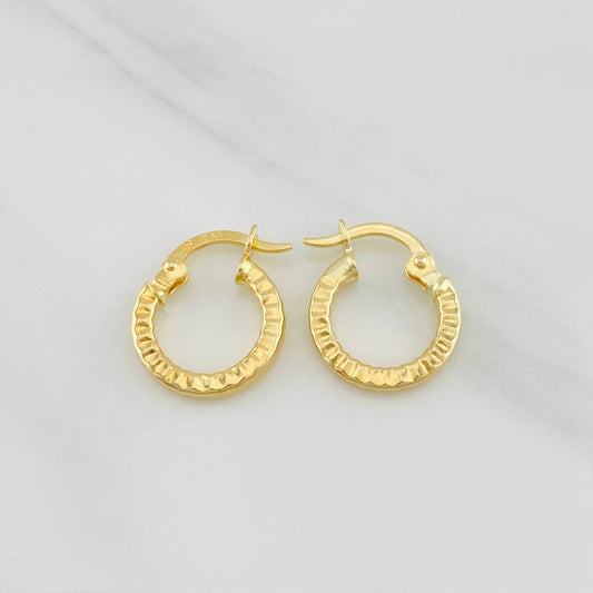 Candongas Roni 1.1g / 1.4cm Oro Amarillo 18K