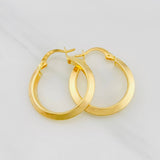 Candongas Clau 2.1g / 2.5cm Oro Amarillo 18K