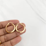 Candongas Clau 2.1g / 2.5cm Oro Amarillo 18K