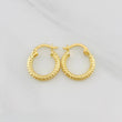 Candongas Cleo 1.1g / 1.5cm Oro Amarillo 18K