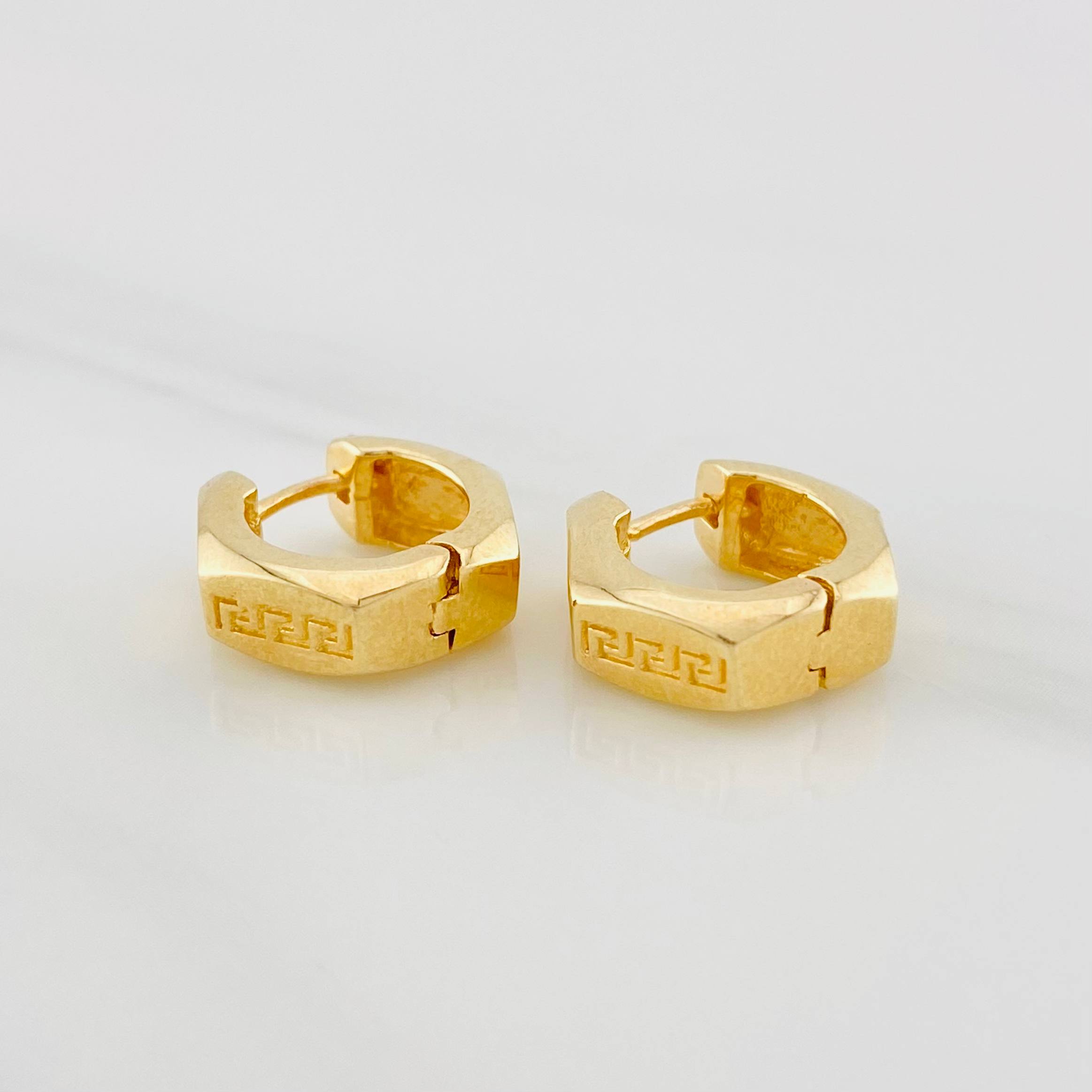 Candongas Tribal 4g / 1.1cm Oro Amarillo 18K