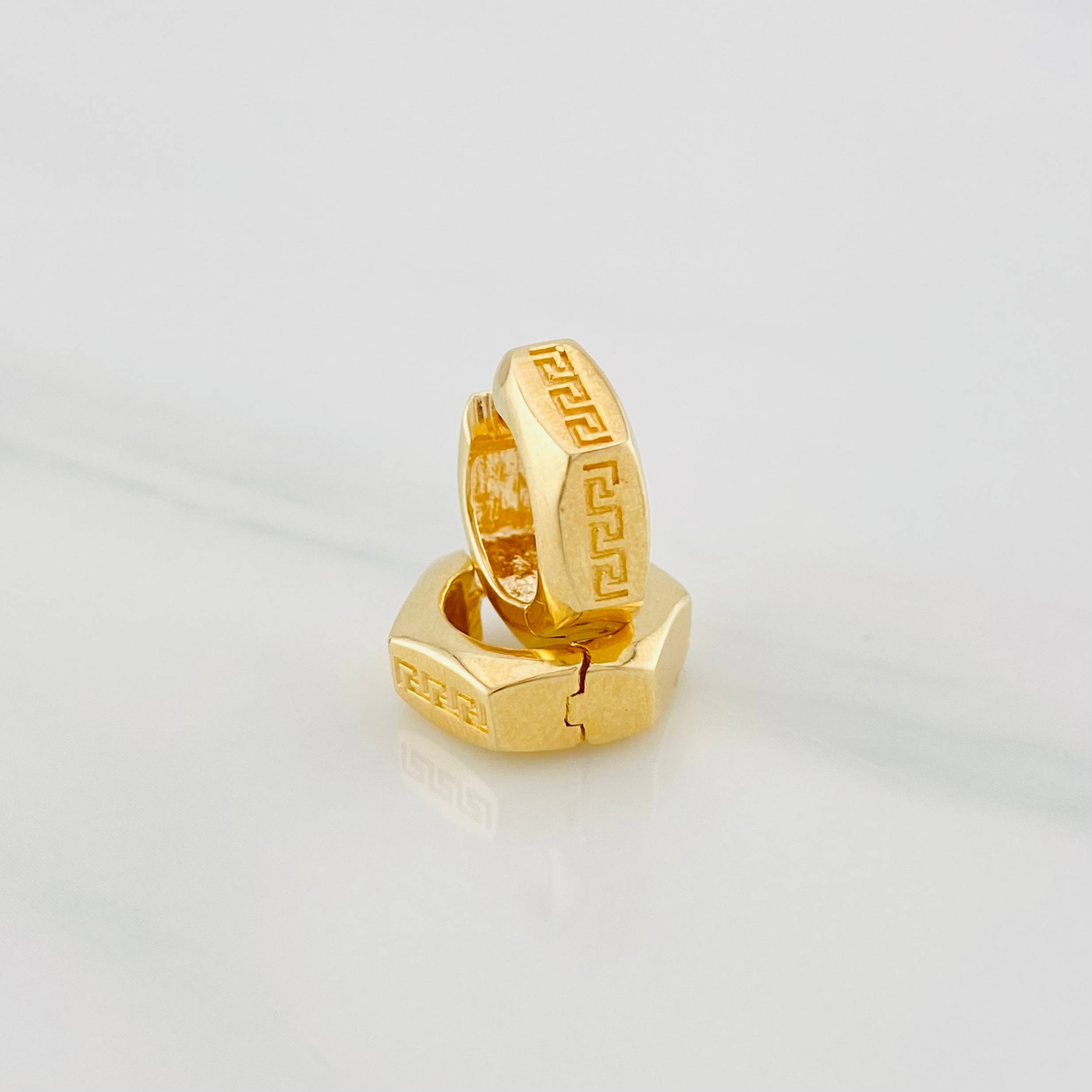 Candongas Tribal 4g / 1.1cm Oro Amarillo 18K