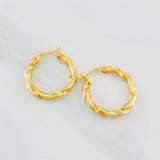 Candongas Derek 1.8g / 1.9cm Oro Amarillo 18K