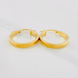 Candongas Miku Punteada 1.85g / 2.2cm Oro Amarillo 18K