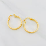 Candongas Miku Punteada 1.85g / 2.2cm Oro Amarillo 18K